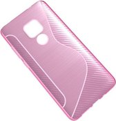 Roze S-line TPU hoesje voor Huawei Mate 20