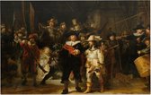 De Nachtwacht, Rembrandt van Rijn - Foto op Forex - 45 x 30 cm