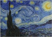 De sterrennacht, Vincent van Gogh - Foto op Forex - 40 x 30 cm