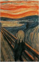 De Schreeuw, Edvard Munch - Foto op Forex - 100 x 150 cm
