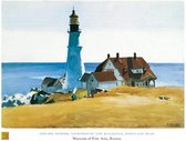 Edward Hopper - Lighthouse and Buildings Kunstdruk 80x60cm