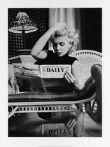 Kunstdruk Ed Feingersh - Marilyn Monroe Motion Picture 60x80cm