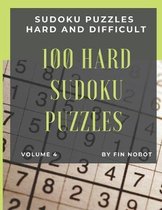 100 Hard Sudoku Puzzles (Volume 4): Sudoku Puzzles Hard and Difficult (Sudoku Large print one per page)