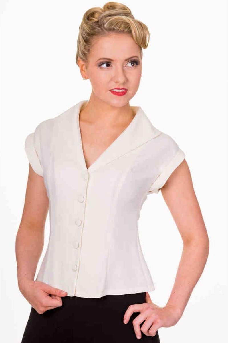 Dancing Days - DREAM MASTER Blouse - L - Gebroken wit