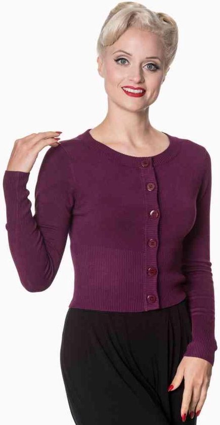 Dancing Days - DOLLY Cardigan - L - Paars