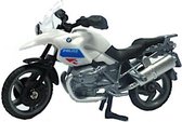 Siku Motorfiets Bmw R1200 Gs Police 6,5 Cm Staal Wit