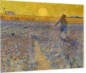 De zaaier, Vincent van Gogh - Foto op Plexiglas - 40 x 30 cm
