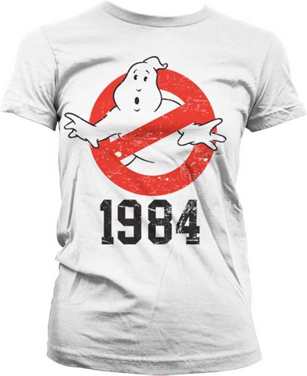 Ghostbusters Dames Tshirt -S- 1984 Wit