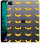 Backcover iPad Pro 12.9 (2020) | iPad Pro 12.9 (2021) Tablethoesje Banana met transparant zijkanten