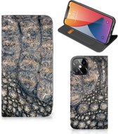 Telefoonhoesje bedrukken iPhone 12 Pro Max Stand Case Krokodillenprint