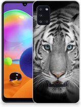 Mobiel Case Geschikt voor Samsung Galaxy A31 GSM Hoesje Tijger