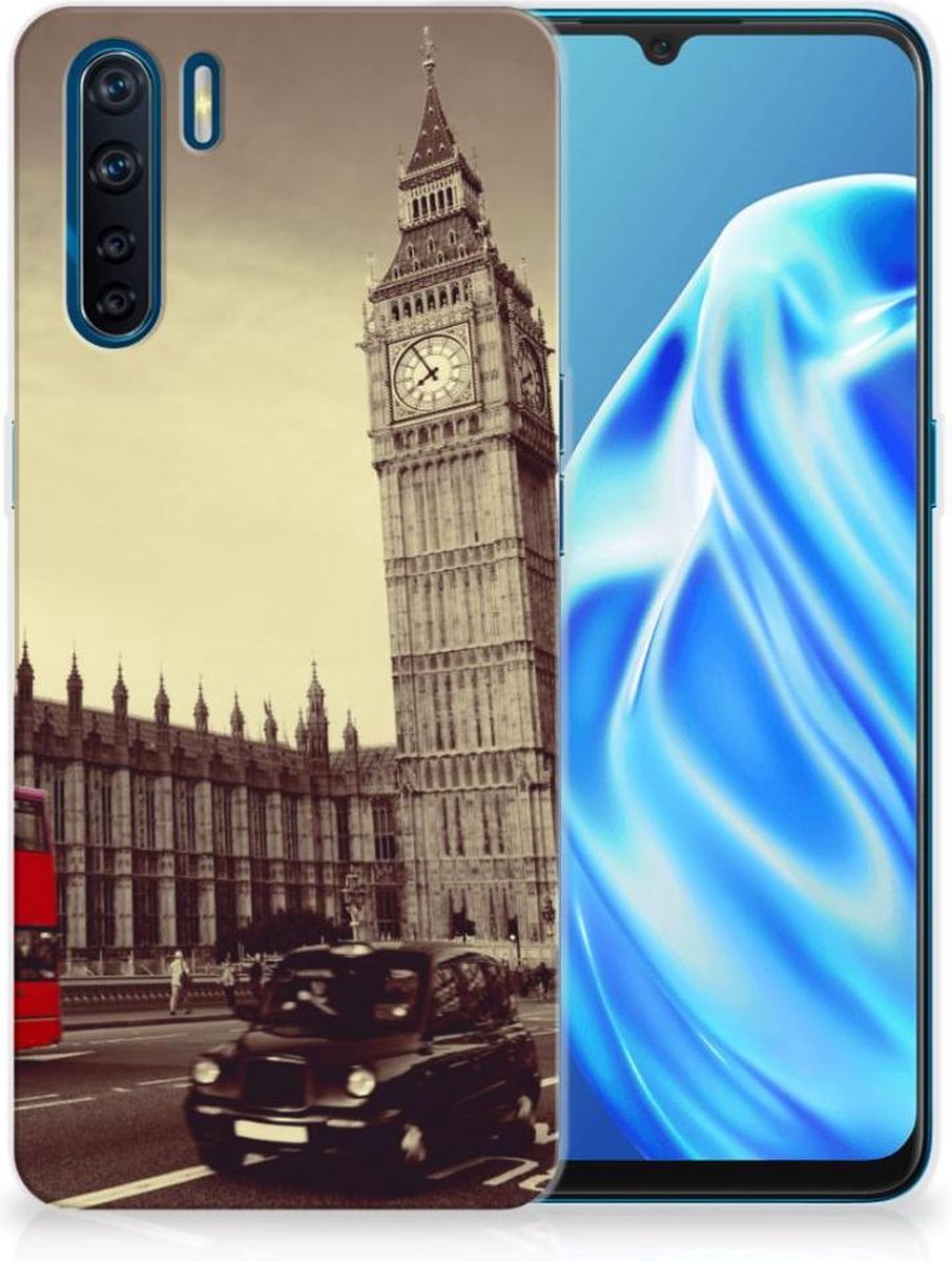 OPPO A91 Siliconen Back Cover Londen