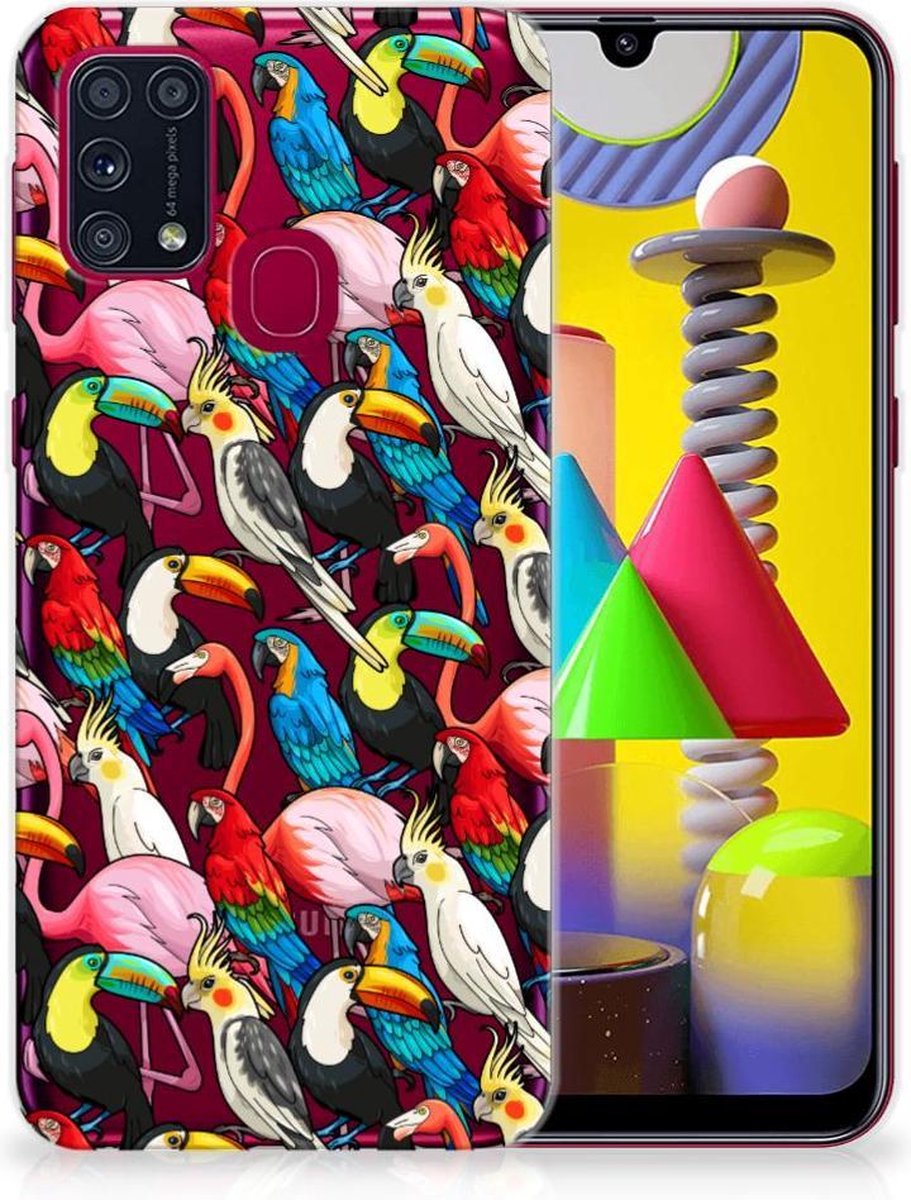 Samsung Galaxy M31 TPU Hoesje Birds