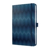 Sigel notitieboek - Jolie Beauty - A5 - blauw - hardcover - 174 pagina's - 80 grams - lijn - SI-JN305