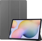 Tablet hoes geschikt voor Samsung Galaxy Tab S7 Plus (2020) - Tri-Fold Book Case - Grijs