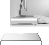 Universele enkellaagse laptopstandaard van aluminiumlegering, afmetingen: 38 x 22 x 6 cm, dikte: 3 mm