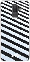 Samsung Galaxy J8 (2018) Hoesje Transparant TPU Case - Mono Tiles #ffffff