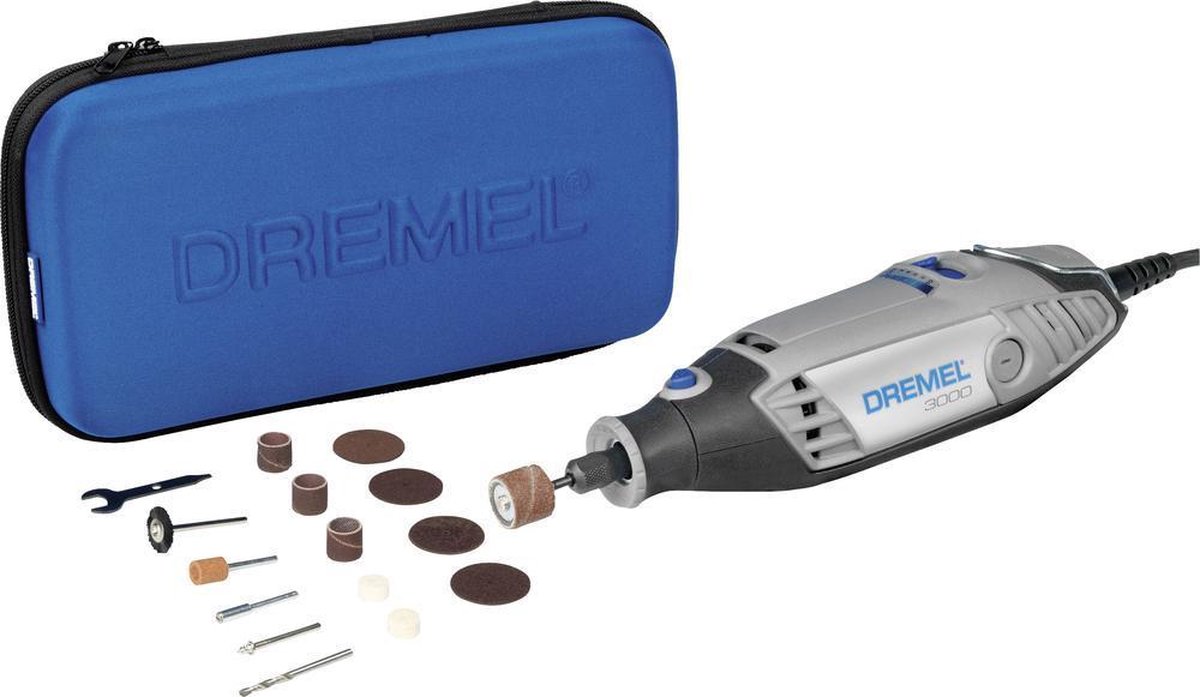 Dremel 3000-5 / 75 Multitool électrique avec jeu d'accessoires (75  pièces) dans un étui - 130W