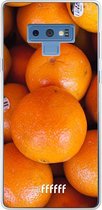 Samsung Galaxy Note 9 Hoesje Transparant TPU Case - Sinaasappel #ffffff