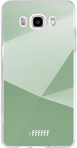 Samsung Galaxy J5 (2016) Hoesje Transparant TPU Case - Fresh Geometric #ffffff