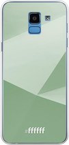 Samsung Galaxy J6 (2018) Hoesje Transparant TPU Case - Fresh Geometric #ffffff
