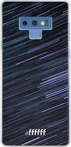 Samsung Galaxy Note 9 Hoesje Transparant TPU Case - Moving Stars #ffffff