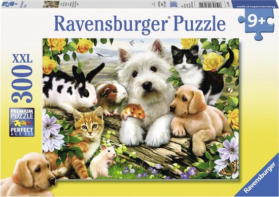 Ravensburger puzzel Dierenvriendjes - Legpuzzel - 300XXL stukjes