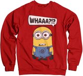 Minions Sweater/trui -L- Whaaa?!? Rood