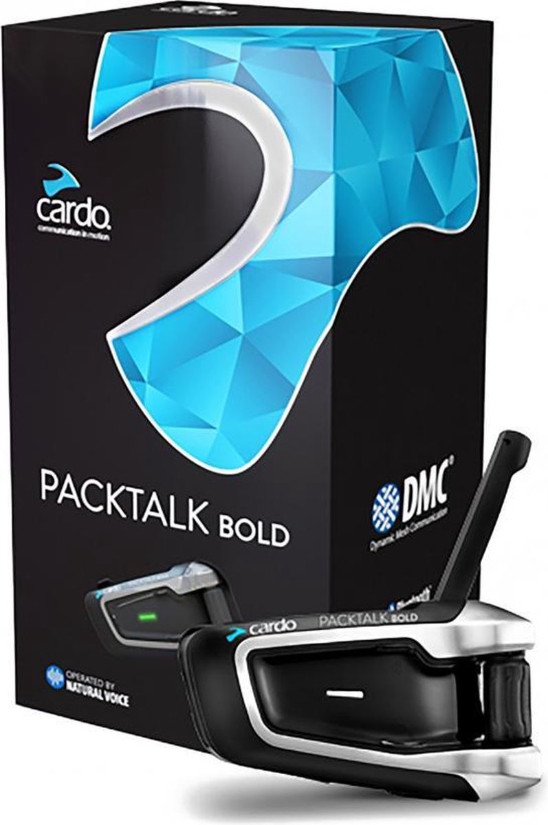 Cardo Packtalk Bold JBL Duo - Motor communicatiesysteem - Bluetooth - 1600 Meter - 2 Stuk(s)