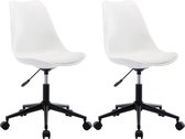 Eetkamerstoelen 2 stuks (Incl LW anti kras viltjes) - Eetkamer stoelen - Extra stoelen voor huiskamer - Dineerstoelen - Tafelstoelen - Huiskamer stoelen