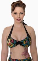 Dancing Days Bikinitop -S- TWILIGHT Zwart/Multicolours