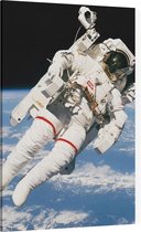 Bruce McCandless first spacewalk (ruimtevaart) - Foto op Canvas - 60 x 90 cm