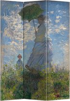 Fine Asianliving Kamerscherm Scheidingswand B120xH180cm 3 Panelen Paraplu Claude Monet