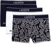 Lacoste Heren 3-pack Short - Navy/Wit - Maat S