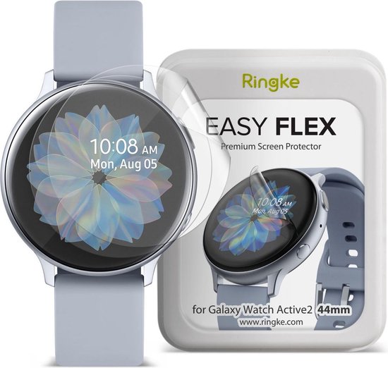 Ringke Easy Flex Screenprotector 3 Pack Geschikt voor Samsung Watch Active 2 44MM bol