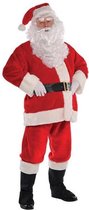 Amscan Kostuum Santa Plush Polyester Rood/wit 4-delig Maat L