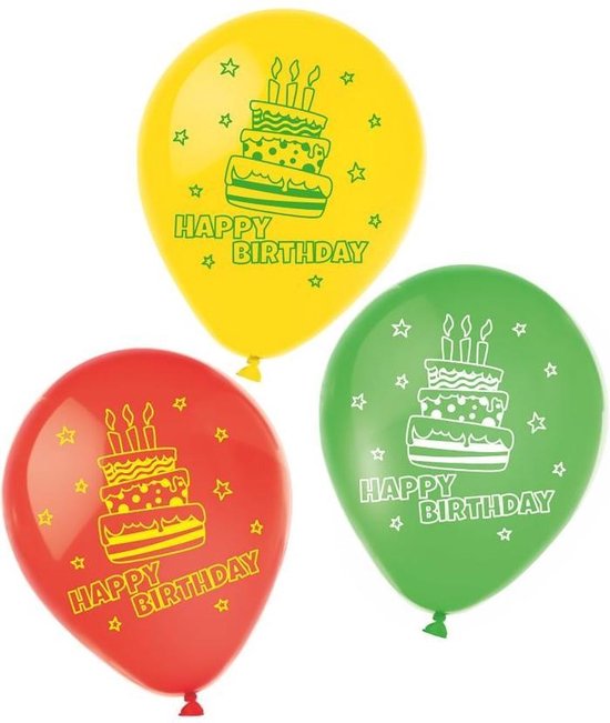 Amscan INT995704 - Latexballons Fußball, 6 Stück, Größe circa 27,5 cm, WM, EM, Public Viewing, Kindergeburtstag, Weiß