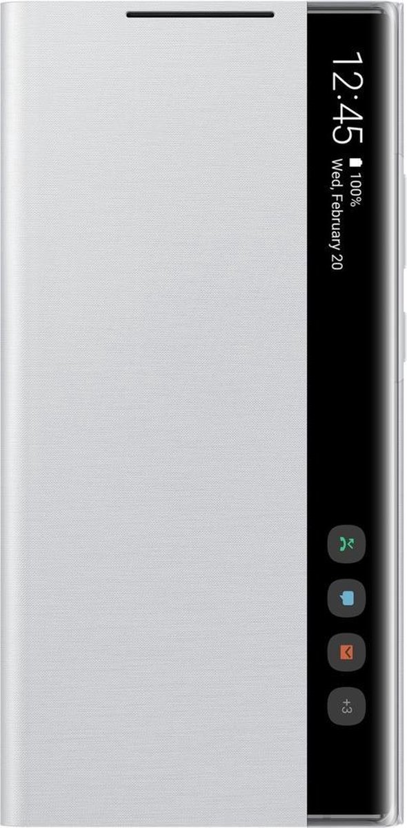 Samsung Clear View Cover Galaxy Note20 Ultra, mystic white