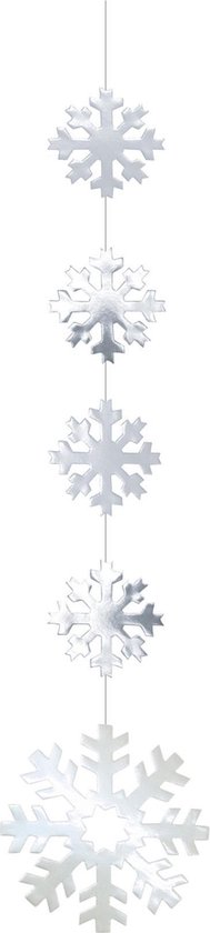 Sneeuwvlok hangdecoratie 140 cm