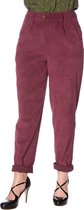 Dancing Days Broek rechte pijpen -L- CUTE CORDS! Bordeaux rood