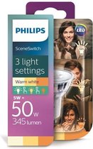 Philips LED lamp SceneSwitch Lichtbron - Fitting GU10 - Dimbaar