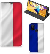 Bookcase Geschikt voor Samsung Galaxy M30s | Geschikt voor Samsung M21 Smart Cover Franse Vlag