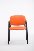 CLP Ken Pro Bezoekersstoel - Kunstleer oranje