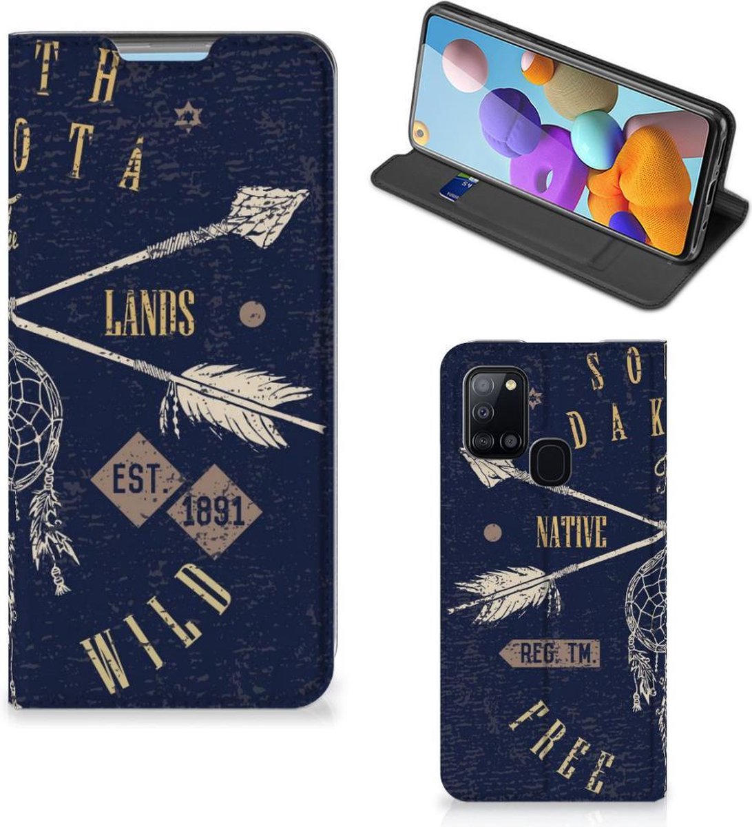 Book Case voor Samsung Galaxy A21s Book Cover South Dakota