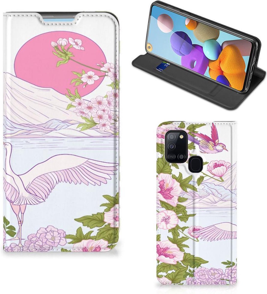 Samsung Galaxy A21s Hoesje maken Bird Standing