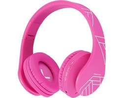 PowerLocus P2 draadloze Over-Ear Koptelefoon Inklapbaar koptelefoon voor kinderen - veilig volume van 85 dB - Bluetooth Hoofdtelefoon - Met microfoon
