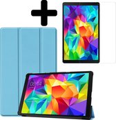 Samsung Galaxy Tab A 10.1 2019 Hoes Met Screenprotector - Licht Blauw