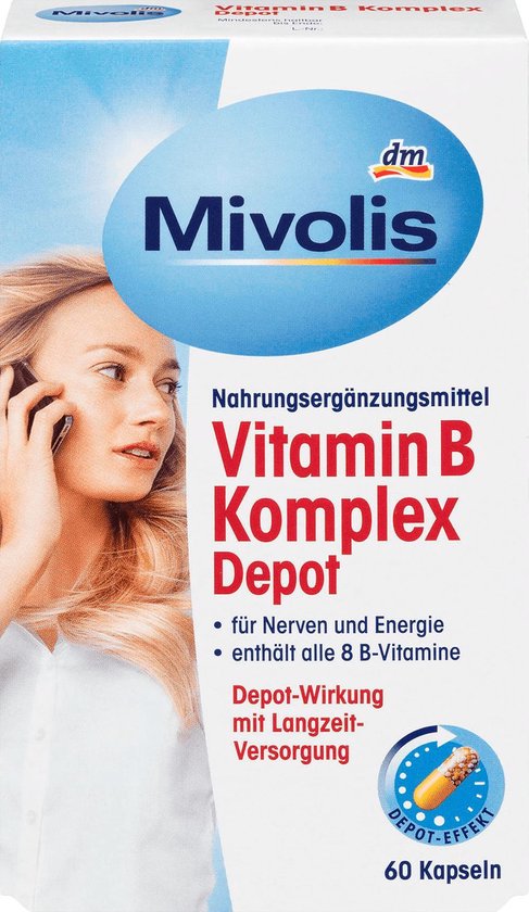 ventilator Blijkbaar Imitatie Mivolis Vitamine B-complex depot - capsules (60 stuks) | bol.com