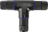 Kabelverbinder - T Connector - Waterdicht IP68 - 3 Aderig - Zwart - BSE