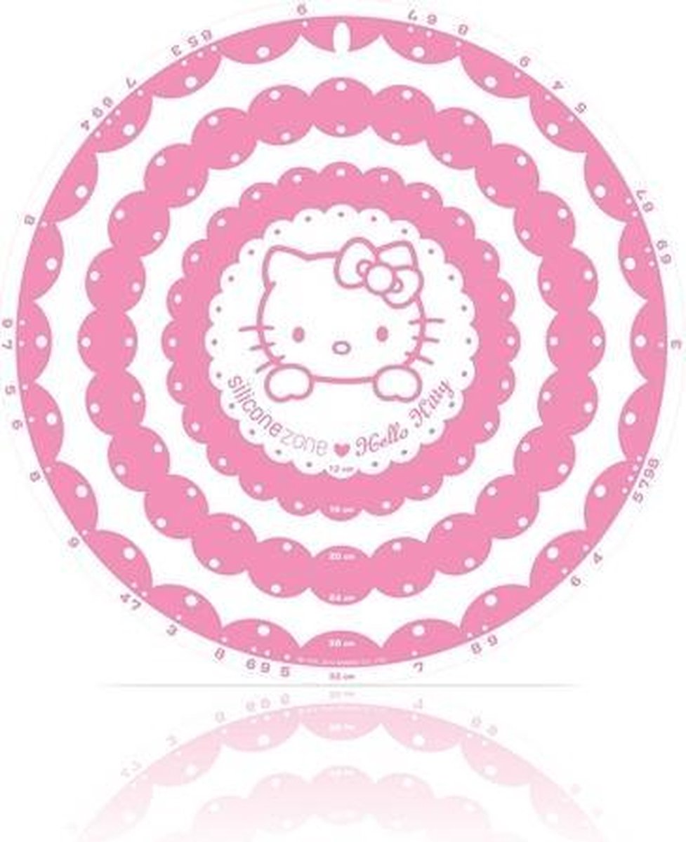 Silicone Zone bakken B&J Hello Kitty taartverdeler Roze